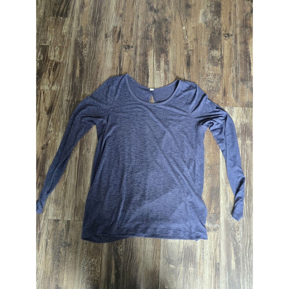 LULULEMON- Low Key Long Sleeve Dazed Athletic Workout Running Yoga Travel 6